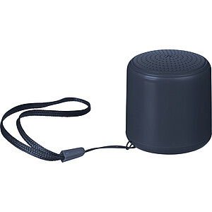 Bluetooth reproduktor z recyklovaného materiálu, tmavě modrá