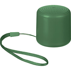 Bluetooth reproduktor z recyklovaného materiálu, tmavě zelená