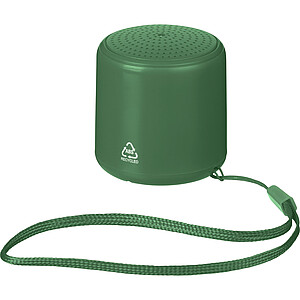 Bluetooth reproduktor z recyklovaného materiálu, tmavě zelená