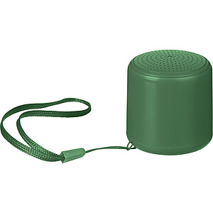 Bluetooth reproduktor z recyklovaného materiálu, tmavozelená