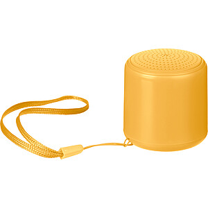 Bluetooth reproduktor z recyklovaného materiálu, žlutá