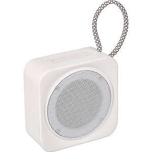 Bluetooth reproduktor z recyklovaných materiálov, biela