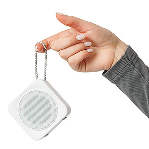 Bluetooth reproduktor z recyklovaných materiálů, bílá
