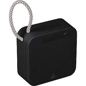 Bluetooth reproduktor z recyklovaných materiálů, černá