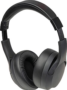 Bluetooth sluchátka přes uši, černá