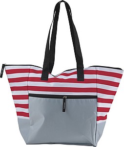 BOLSA Plážová taška na zip, červená