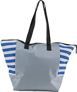 BOLSA Plážová taška na zip, modrá - reklamní předměty