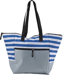 BOLSA Plážová taška na zip, modrá