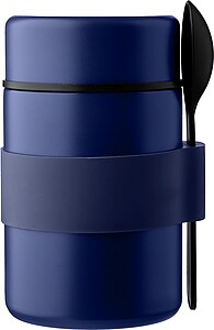 Box na oběd z nerezové oceli, 460 ml, modrá