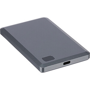Brandcharger powerbanka 5 000 mAh z recyklovaného materiálu, gunmetal