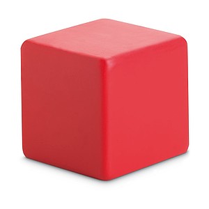 BRICK Antistresová kocka, červená
