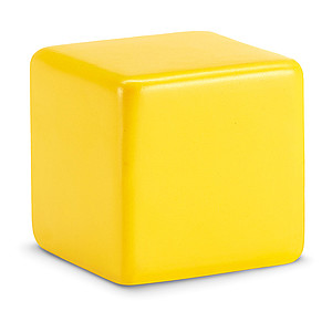 BRICK Antistresová kocka, žltá