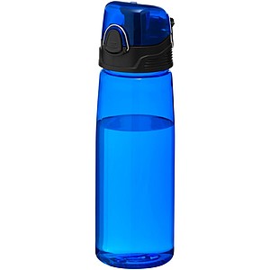 CAPRIA Sportovní tritanová láhev s odklápěcím víčkem, 700 ml, modrá - reklamní předměty