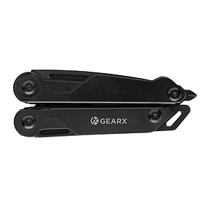 Celá čierna skladacia multitool s kliešťami