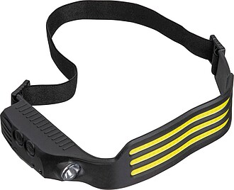 Čelovka s COB LED diodami, černá