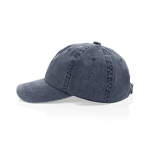 Čepice BEAU AWARE™ 6-panelová z bavlny twill 270 gsm, námořní modrá