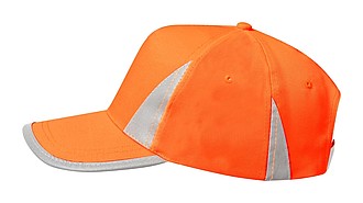 CEPTONA Kšiltovka s reflexními prvky, oranžová