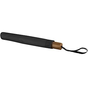 Černý skládací deštník o průměru 90cm