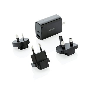 Cestovná nabíjačka PHILIPS s power delivery