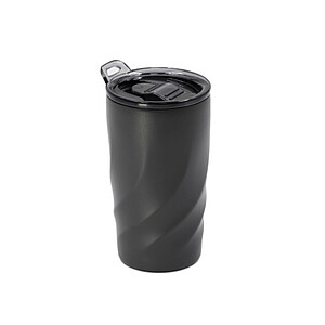 Cestovní hrnek Brandcharger 400 ml, gun metal
