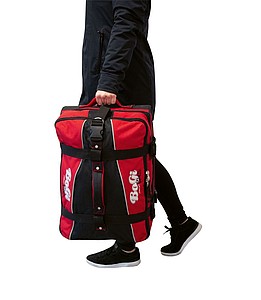 Cestovní taška na kolečkách, 48cm, červená