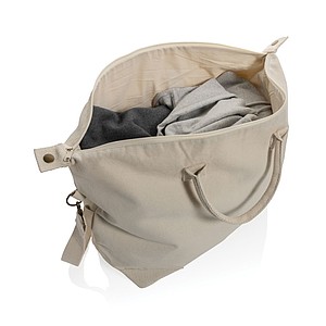 Cestovní taška z recyklovaného materiálu, béžová