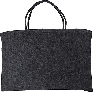 Cestovní taška z RPET plsti, tmavě šedá - tašky s potiskem