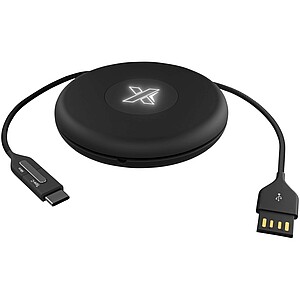 Cestovný svetelný kábel SCX.design, čierna