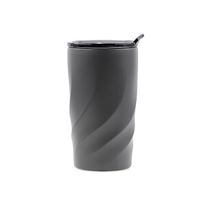 Cestovný termohrnček Brandcharger 400 ml, gun metal