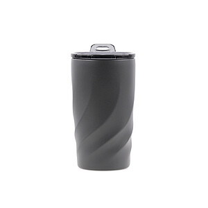 Cestovný termohrnček Brandcharger 400 ml, gun metal