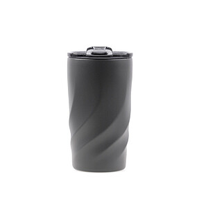 Cestovný termohrnček Brandcharger 400 ml, gun metal