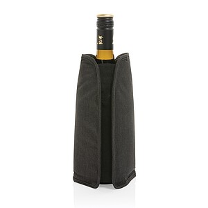 Chladiaci obal na fľaše z RPET AWARE™, čierna