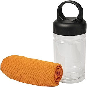 Chladiaci uterák v nádobke, oranžová