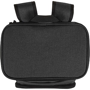 Chladicí batoh na piknik z recyklovaného GRS se sadou příborů, antracitová