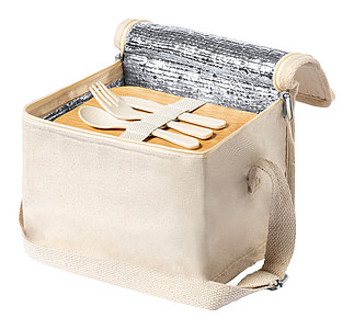 Chladicí taška s lunchboxem a příborem
