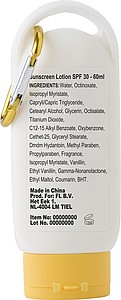 CHLOE Krém na opalování, 60ml, SPF30, žluté víčko a karabina