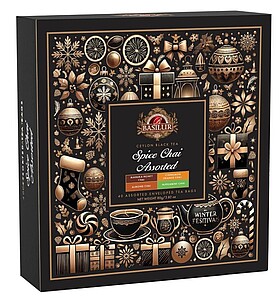 CHRISTMAS - BASILUR Christmas Spice Chai Assorted přebal 40 gastro sáčků