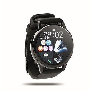 Chytré vodotěsné hodinky IP68, černá
