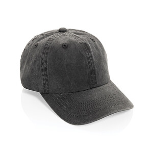 Čiapka BEAU AWARE™ 6-panelová z bavlny twill 270 gsm, čierna