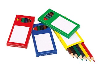 COLORY Sada 6 pasteliek v farebných obaloch