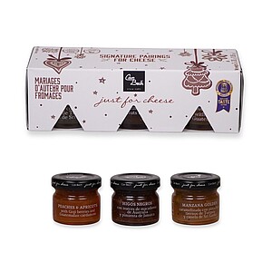 CONFITURE Dárkové balení variace confitur Just for Cheese - Perníček