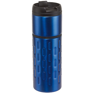 CONNIE Termofľaša 400ml, zvnútra plast, zvonku nerez, modrá
