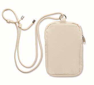 Crossbody brašna na smartphone, béžová
