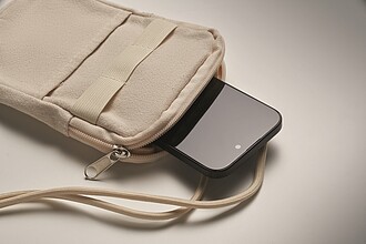 Crossbody brašna na smartphone, béžová
