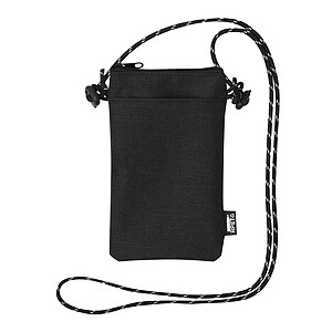 Crossbody taška na telefón, čierna