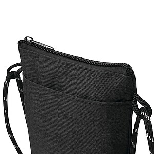 Crossbody taška na telefón, čierna