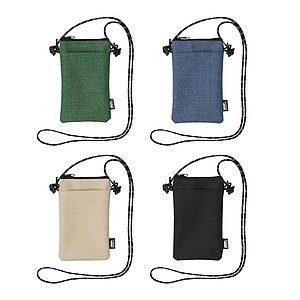 Crossbody taška na telefón, čierna