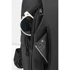 Crossbody taška z RPET, černá