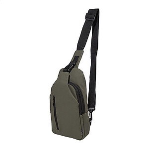 Crossbody taška z RPET, středně zelená (kelly, středně zelená