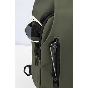 Crossbody taška z RPET, středně zelená (kelly, středně zelená